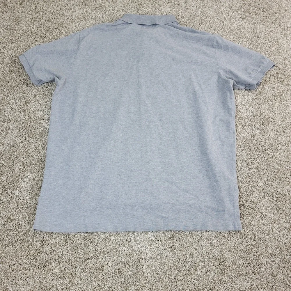 Polo Ralph Lauren Classic Fit Mens 2XL Solid Gray Pony Stretch Knit SS